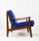 Scandinavian Blue Armchairs, 1960s, Set of 2, Image 2