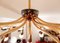 Large Mid-Century Brass 15-Arm Sputnik Chandelier, 1950s, Image 6