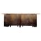 Mid-Century Modern Messing & Kupfer Metall Sideboard von Belgo Chrome, 1970er 1