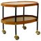 Italian Double Shelf Serving Trolley from Bergonzi, 1950s, Image 1