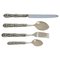 Silver Utensils by Richard Lauret, Set of 4 1