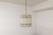 Brass & Crystal Cylinder Chandelier by Tyringe for Orrefors, Sweden, Image 10