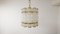 Brass & Crystal Cylinder Chandelier by Tyringe for Orrefors, Sweden, Image 6