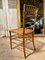 Antique French Napoleon III Cane Opera Chair in Faux Bamboo, 1840 6