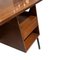 Mid-Century Modern Italian Desk in Teak and Brass, 1950 4