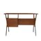 Mid-Century Modern Italian Desk in Teak and Brass, 1950, Image 6