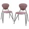 Chaises Mid-Century Modernes en Tweed, Italie, 1960, Set de 2 1