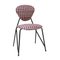 Italienische Mid-Century Modern Stühle aus Tweed, 1960, 2er Set 6