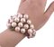 Rose Gold and Silver Bracelet With Pearl, Ruby, Emerald, Sapphire & Diamond 10