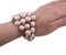 Rose Gold and Silver Bracelet With Pearl, Ruby, Emerald, Sapphire & Diamond 9