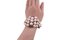 Rose Gold and Silver Bracelet With Pearl, Ruby, Emerald, Sapphire & Diamond, Image 7