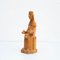 Escultura religiosa tradicional catalana de la Virgen La Moreneta, madera, Imagen 3