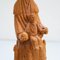 Traditionelle katalanische fromme Jungfrau La Moreneta Skulptur aus Holz 11