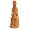 Traditional Catalan Religious Virgin La Moreneta Sculpture, Wood 1