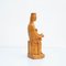 Traditionelle katalanische fromme Jungfrau La Moreneta Skulptur aus Holz 10