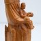 Traditionelle katalanische fromme Jungfrau La Moreneta Skulptur aus Holz 7