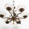 Vintage French Bronze Spider Ceiling Lamp, 1940s, Image 19