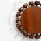 Vintage Danish Traditional Wooden Round Spice Display, 1950s 10