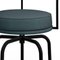 Textured Black Lc7 Outdoor Chair by Charlotte Perriand for Cassina 7