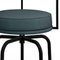 Textured Black Lc7 Outdoor Chair by Charlotte Perriand for Cassina, Image 7