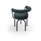 Textured Black Lc7 Outdoor Chair by Charlotte Perriand for Cassina, Image 5