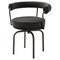 Textured Black Lc7 Outdoor Chair by Charlotte Perriand for Cassina 1