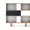 Wood and Aluminium Nuage Shelving Unit by Charlotte Perriand for Cassina 2