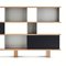 Wood and Aluminium Nuage Shelving Unit by Charlotte Perriand for Cassina 4