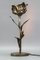 Mid-Century Modern Flower Tischlampe aus Metall 3