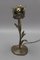 Mid-Century Modern Flower Table Lamp in Metal 12
