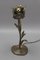 Mid-Century Modern Flower Tischlampe aus Metall 12