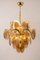 Smoked Glass Disc Chandelier from Vistosi, Italy, 1960s 13