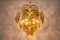 Smoked Glass Disc Chandelier from Vistosi, Italy, 1960s 10
