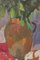 Jose María Armengol Farré, Postimpressionistisches Stillleben mit orangen Blüten, 20. Jh., Öl auf Leinwand, Gerahmt 6