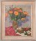 Jose María Armengol Farré, Postimpressionistisches Stillleben mit orangen Blüten, 20. Jh., Öl auf Leinwand, Gerahmt 2