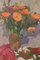 Jose María Armengol Farré, Postimpressionistisches Stillleben mit orangen Blüten, 20. Jh., Öl auf Leinwand, Gerahmt 3