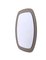 Mid-Century Oval Italian Wall Mirror with Bronzed Glass Frame from Cristal Art, 1960s 8