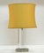 Mid-Century Italian Table Lamp with Lucite Column & Brass Base by Romeo Rega, 1970s 13