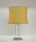 Mid-Century Italian Table Lamp with Lucite Column & Brass Base by Romeo Rega, 1970s 11
