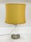 Italienische Mid-Century Tischlampe mit Säule aus Plexiglas & Fuß aus Messing von Romeo Rega, 1970er 3