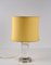 Mid-Century Italian Table Lamp with Lucite Column & Brass Base by Romeo Rega, 1970s 2