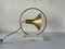 Large Italian Brass Trumpet Pendant Lamp, Italy, 1960s, Image 1