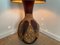 Tall Mid-Century Ceramic Floor Lamp & Shade, 1970s 2