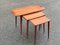 Tavolini ad incastro in teak di Arne Jacobsen, anni '60, set di 3, Immagine 4
