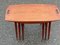 Teak Nesting Tables by Arne Jacobsen, 1960s, Set of 3 8