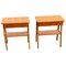 Moderne schwedische Mid-Century Nachttische aus Teak, 1960er, 2er Set 1