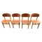 Modell 122 Esszimmerstühle aus Teak von Børge Mogensen für Devo, 4er Set 1
