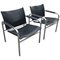 Klinte Leather Easy Chairs by Tord Björklund, 1970s, Set of 2 1