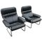 Cantilever Leather Chairs by Sam Larsson for DUX, 1972, Set of 2, Image 1