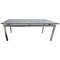 Table Basse Vintage en Granite et Chrome, 1980s 1